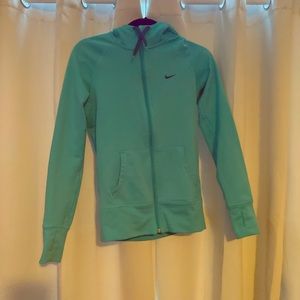 Teal Nike Therm-Fit Hoodie